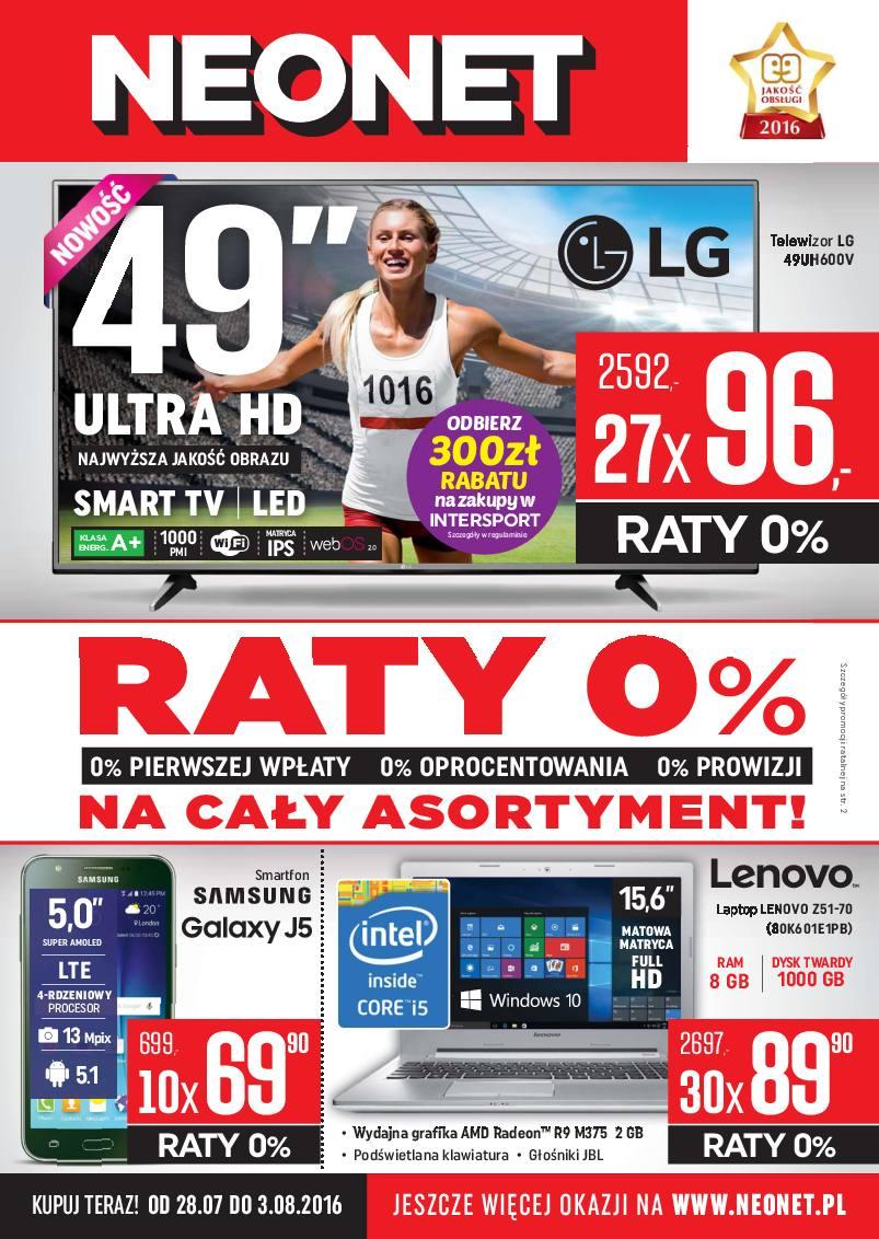 Gazetka promocyjna Neonet str. 1