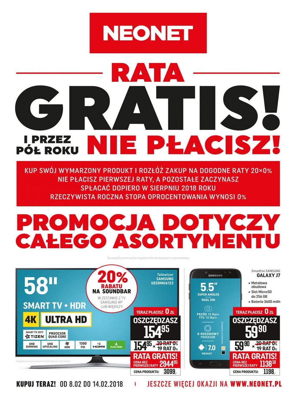 Gazetka promocyjna Neonet str. 1